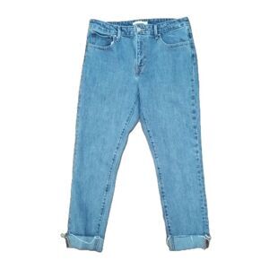 Levi's 31 Women's 721 High Rise Skinny Solid Cropped Ankle Jeans